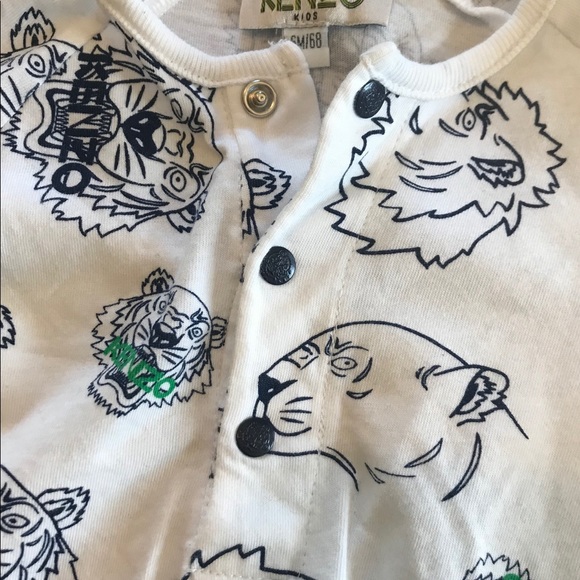 Kenzo Baby Boy Henley Shirt - Picture 2 of 5